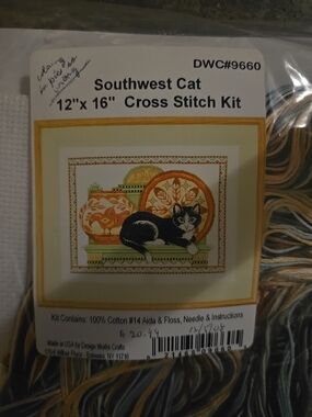 DESIGN WORKS #9660 COUNTED CROSS-STITCH - SOUTHWEST CAT